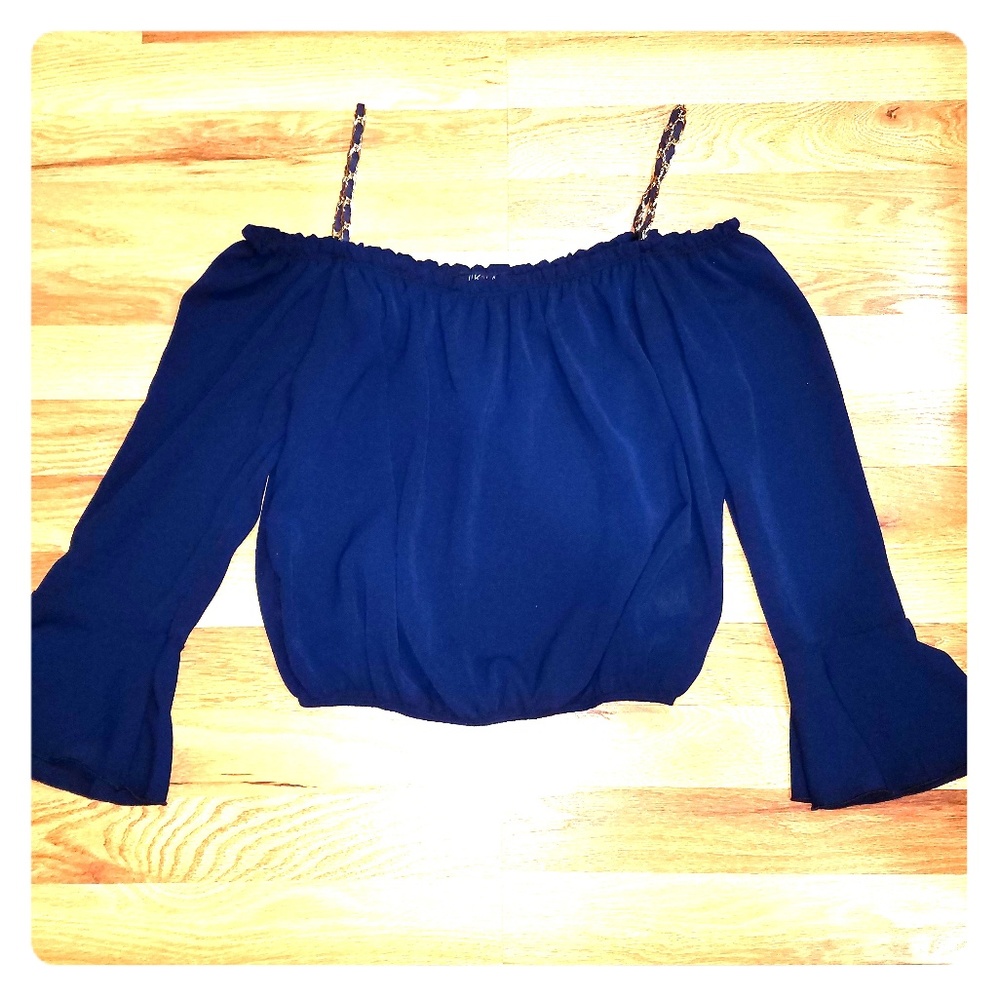 Blue dressy shirt